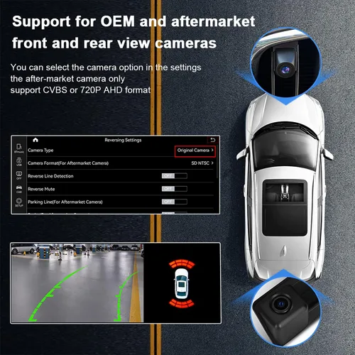 Miniatura 6 de PEMP Pantalla Linux de 8.8 pulgadas para BMW E60 E90 CCC con cable e inalámbrico CarPlay Retrofit Android Auto Display Mirror Link Car Radio