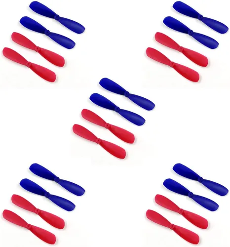 skrnrhrery Las cuchillas de hélice, las hélices positivas y negativas de 1.8 pulgadas son adecuadas para cuadricópteros modelo de avión planeador