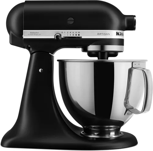 Miniatura 11 de KitchenAid Artisan Series KSM150PS, mezclador de pie con cabezal inclinable de 5 cuartos de galón con escudo de vertido KSM150PS, pistacho