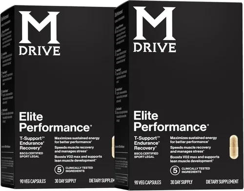 Miniatura 9 de Mdrive Elite Potenciador de testosterona para hombres, apoya la salud inmunológica, energía, VO2Max, recuperación, alivio del estrés, músculo magro