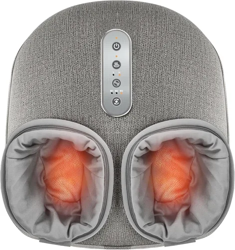 Medcursor - Aparato masajeador de pies con calor, amasado profundo Shiatsu, proporciona alivio para músculos cansados y plantares, ajustes de varios