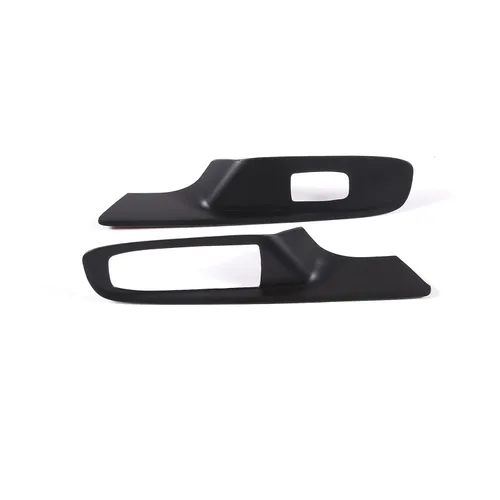Miniatura 10 de Cubierta para interruptor de elevación de ventana compatible con Chevrolet Corvette C8 2020-2023, accesorios C8 (patrón de fibra de carbono)