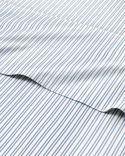 Miniatura 35 de Sábanas con patrón de puntos azules, 1 sábana encimera, 1 sábana bajera y 1 funda de almohada con bolsillos profundos, ropa de cama con estampado