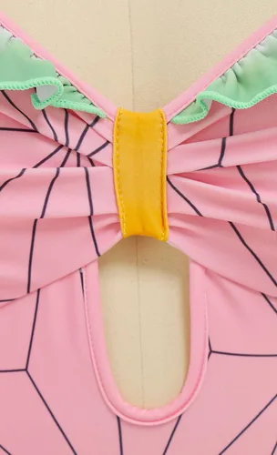 Miniatura 7 de haikyuu Traje de baño de una pieza de anime para mujer, estilo kawaii