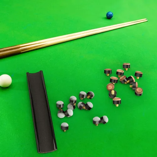 Miniatura 7 de 12 PCS Pool Stick Tips Replacement Kit,10mm/12mm/13mm,Hard&Soft Screw on Pool Cue Stick Tips,Pool Cue Tips with Shaper