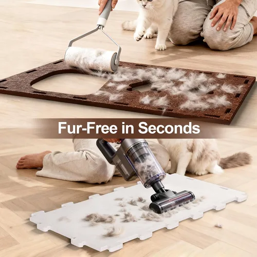 Miniatura 6 de Cueva de fieltro para gatos de interior, túnel modular escondite para gatos grandes de hasta 22 libras, acogedor condominio de fieltro lavable