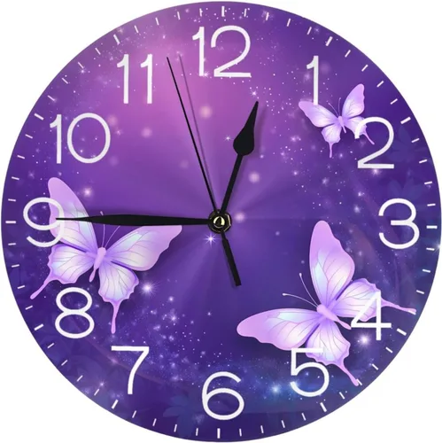 Miniatura 12 de Reloj de pared redondo para cuatro estaciones, árbol de la vida, silencioso, sin tictac, relojes decorativos con pilas, reloj silencioso 9.84