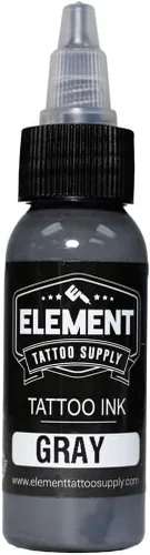 Miniatura 41 de Element Tattoo Supply Tinta de tatuaje blanca Pigmento opaco brillante de grado profesional Fórmula vegana resistente a la decoloración de flujo