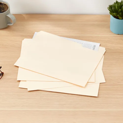 Miniatura 6 de Amazon Basics - Carpetas de archivo con pestañas para archivar, pestaña de corte a 1/3, posiciones surtidas, 8.5x11 pulgadas, tamaño carta, manila