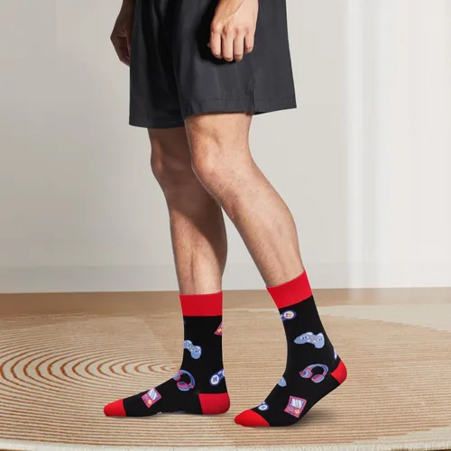 Miniatura 31 de AGRIMONY Calcetines divertidos con texto en inglés «Do Not Disturb Gaming» para hombres, mujeres, adolescentes, niños, Pascua, padres, cumpleaños
