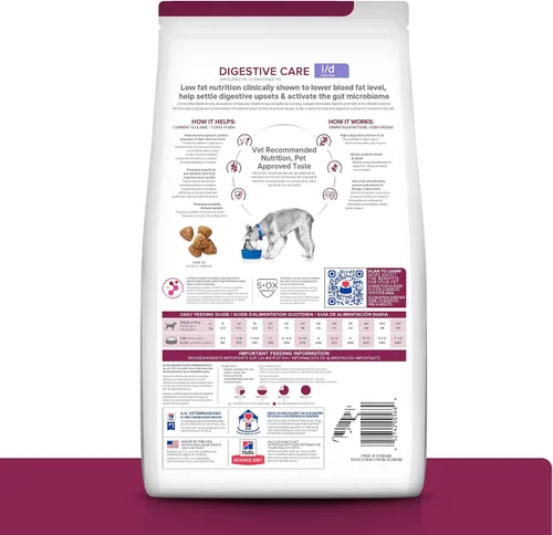 Miniatura 2 de Hill's Prescription Diet i/d Cuidado Digestivo Bajo en Grasa Sabor a Pollo Alimento Seco para Perros, Dieta Veterinaria, Bolsa de 8.5 lb