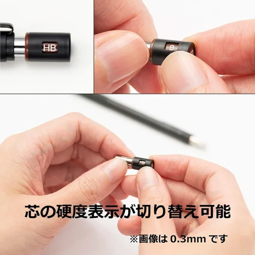 Miniatura 6 de Pentel Lápiz mecánico Graph 1000 para profesionales, para dibujo, 0.3mm (pg1003)