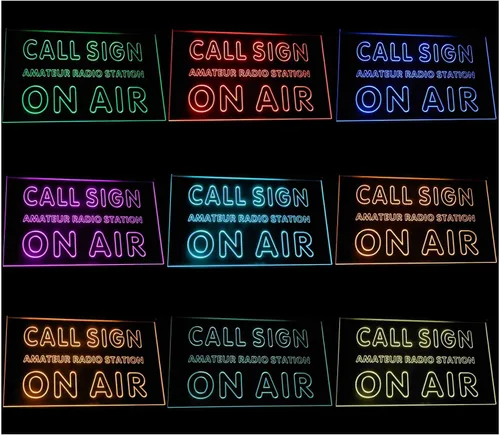 Miniatura 8 de ADVPRO wa-tm señal de llamada personalizada en la estación de radio aficionado del aire Led señal de neón