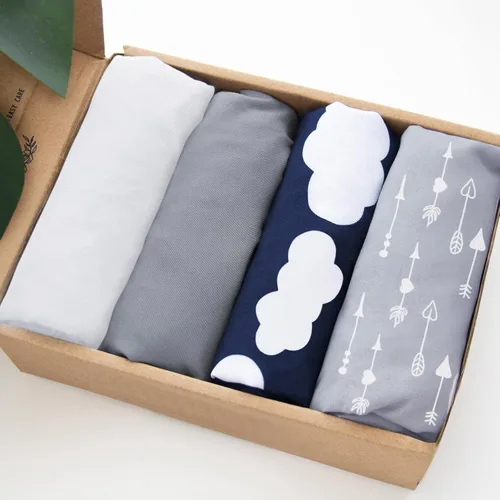 Miniatura 14 de Sábanas para moisés de bebé, paquete de 4 unidades, compatibles con Dream On Me Lacy/Karley Bedside Sleeper/Graco Sense2Snooze/DreamMore Bedside
