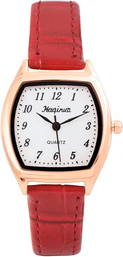 Top Plaza Reloj vintage para mujer, correa de cuero delicada, números arábigos, fácil de leer, elegante reloj cuadrado para muñecas pequeñas