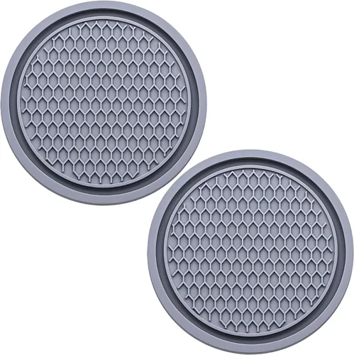 Miniatura 8 de 2 piezas posavasos para portavasos de automóvil, posavasos universales antideslizantes para portavasos de automóvil, 2.75 pulgadas posavasos