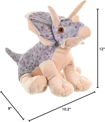 Miniatura 8 de Wild Republic CK-mini Triceratops Animal de peluche de 8 pulgadas , 12", Multicolor