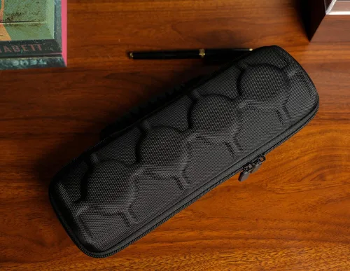 Miniatura 3 de 4 ranuras para reloj duro para hombre, caja organizadora de almacenamiento portátil con almohadas de espuma suave, se ajusta perfectamente a todos