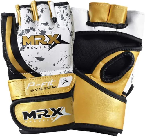 Miniatura 3 de MRX MMA Guantes de boxeo para hombres y mujeres Guantes de kickboxing con palmas abiertas Guantes de agarre para saco de boxeo Guantes de boxeo