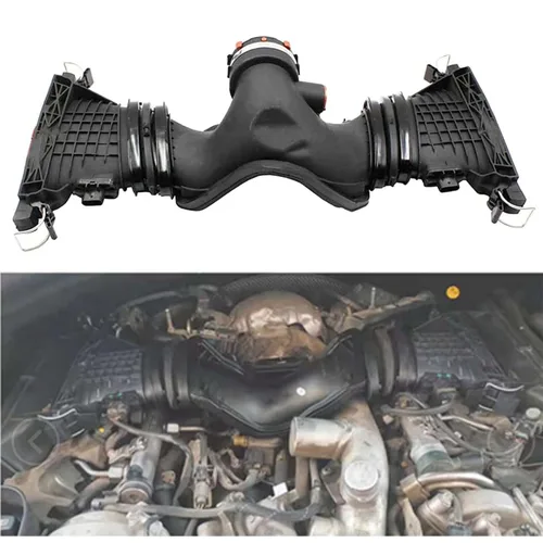 Miniatura 7 de Fenghu A6420901742 Conducto de admisión de aire del motor con sensores de masa de aire 6420901642, apto para MercedesBenz GL350 GL320 C320 ML280