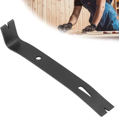 Miniatura 6 de Extractor de clavos plano con barra de palanca, herramienta de mano duradera de acero al carbono con garra ancha para carpintería y reparación