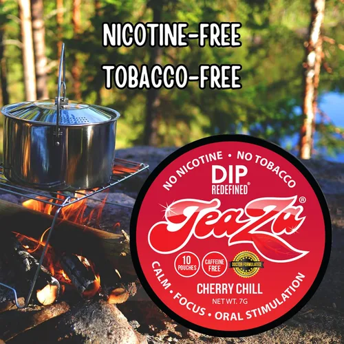 Miniatura 6 de Teaza Bolsas de Energía, Alternativa sin Tabaco sin Nicotina al Dip sin Humo, Rapé y Dip Energético, Alternativa Saludable al Tabaco de Mascar, Uso