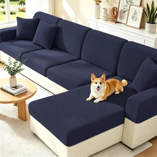 Miniatura 20 de YEMYHOM 【Liquidación】 Fundas Elásticas para Cojines de 1 Pieza, Fundas de Cojín de Asiento para Sofá y Silla, Funda Suave de Sofá de Repuesto