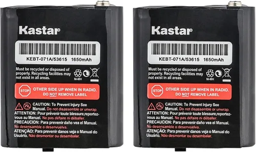 Miniatura 6 de Kastar Paquete de 1 batería M53615 Ni-MH de 3.6 V 1650 mAh de repuesto para radios Motorola de 2 vías Talkabout MJ270, Talkabout MJ270R, Talkabout