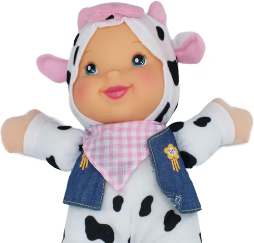 Miniatura 4 de Baby's First Muñeca musical suave y tierna de 12 pulgadas con diseño de animales de granja Friends Cow Sings Old McDonald Had a Farm