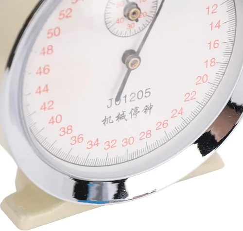 Miniatura 7 de Cronómetro mecánico Dial redondo 0.2s 60 Segundo Deportes Contador Temporizador para Experimentos Físicos Correr Ciclismo J01205
