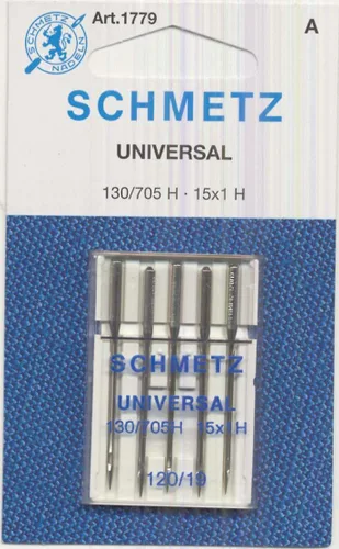 Schmetz 1779 Aguja universal para máquina tamaño 19/120