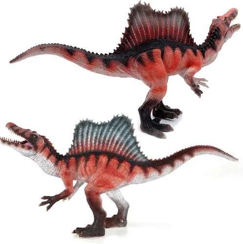 Miniatura 5 de Gemini&Genius Spinosaurus - Juguete de dinosaurio para niños, figura de acción realista de espinosaurio con mandíbula móvil, regalo de exhibición