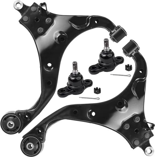 Miniatura 56 de Detroit Axle - Kit de 4 brazos de control delanteros para Ford Mustang 05-10, 2 brazos de control inferiores, 2 puntales 2005 2006 2007 2008 2009