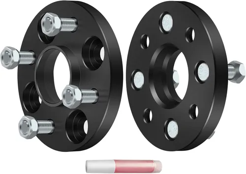 ECCPP 2 espaciadores de rueda centrados de 4 lengüetas 4x100 a 4x100 12x1.5 2.209 in 0.591 in para Honda Accord 1979-1989 2010-2018 para Honda City|