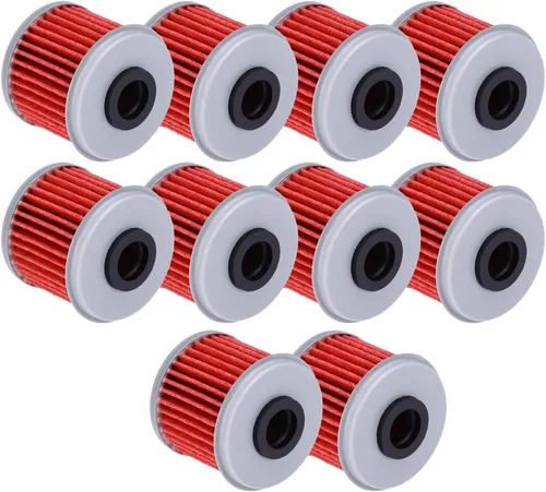 Miniatura 2 de Saihisday Filtro de aceite HF116 para ATV Honda TRX450R CRF250X CRF450X CRF250R CRF450R motocicleta reemplaza #15412-MEN-671 (paquete de 10)