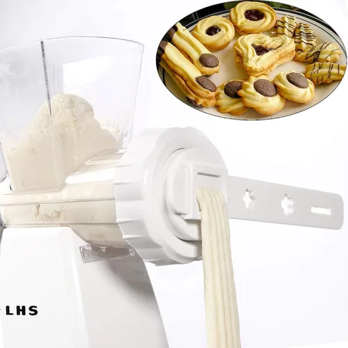 Miniatura 6 de LHS Picadora de carne manual con cuchillas de acero inoxidable, base de succión potente de alta resistencia para uso doméstico, rápida y sin Blanco