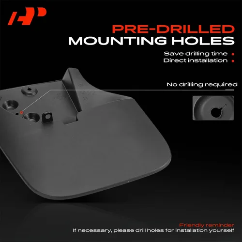 Miniatura 6 de A-Premium Aletas de barro compatibles con Toyota Tundra 2007-2021 Pickup, no requiere perforación, protectores de lodo con accesorios de hardware