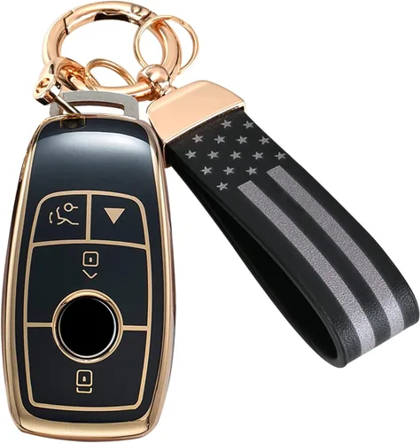 Miniatura 5 de Funda para llavero compatible con bcbt, A-Negro