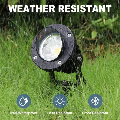 Miniatura 6 de SUNVIE Foco LED para exteriores con sensor de luz fotocélula del anochecer al amanecer, luces de paisaje de 20 W, 120 V CA, 3000 K, blanco cálido