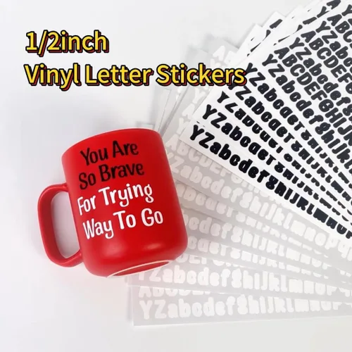 Miniatura 4 de 2080 piezas de 10 hojas de calcomanías de letras, autoadhesivas, de vinilo, impermeables, buzones, ventanas, puertas, letreros, dirección, empresa