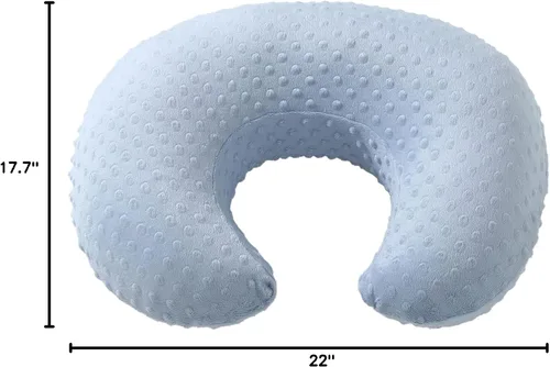 Miniatura 7 de Funda de almohada de lactancia para bebés, fundas de almohada de lactancia para madres lactantes, ajuste ultra suave, almohadas de lactancia Azul
