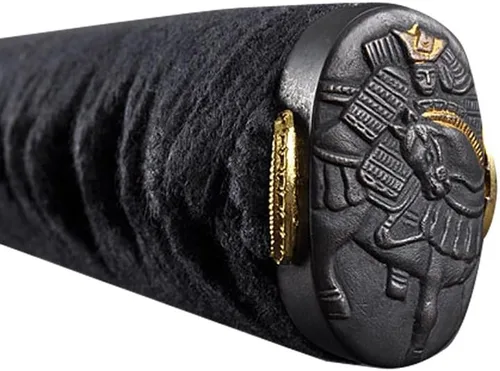 Miniatura 8 de Handmade Sword – Espada Samurai Katana, práctica, forjada a mano, acero al carbono 1045, templada al calor / arcilla, enredadera completa, afilada