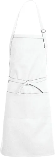 Miniatura 2 de Chef Designs Delantal con babero prémium unisex para adultos