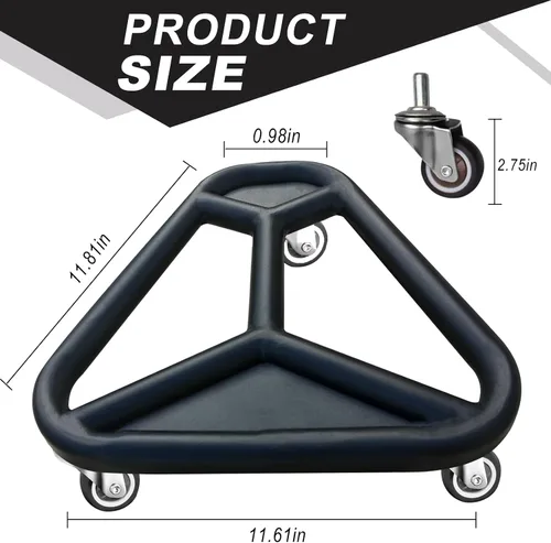 Miniatura 2 de HOTWAVE Rueda de rodillo de abdominales para entrenamiento de núcleo, equipo de ejercicio abdominal extra ancho para abdominales, brazos y espalda