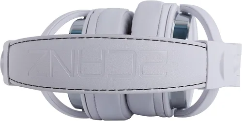 Miniatura 3 de 2CANZ Auriculares profesionales profesionales con cable blanco mate para DJ, parte trasera cerrada, almohadillas de felpa para los oídos