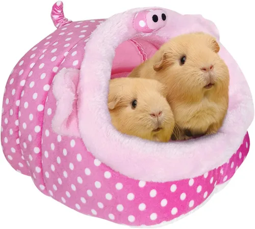 Miniatura 12 de LEFTSTARER Cama y Escondite para Conejo y Rata para Hurón, Erizo, Dormir y Ocultarse, Accesorios de Jaula de Juguetes para Pequeños Animales