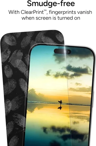 Miniatura 7 de ZAGG Glass Elite - Protector de pantalla para iPhone 17e, iPhone 14/16e/13/13 Pro, vidrio templado 5 veces más fuerte, resistente a arañazos