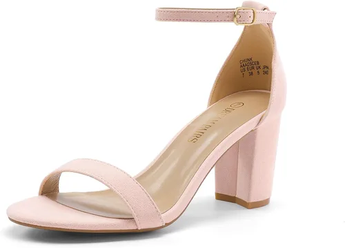 Miniatura 15 de DREAM PAIRS - Sandalias de tacón grueso y bajo para mujer