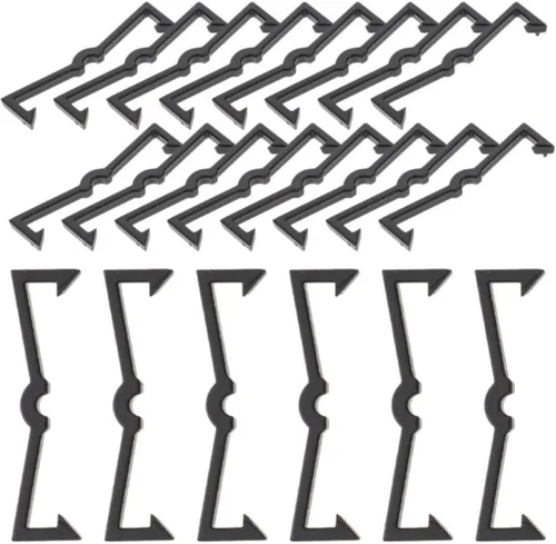 Miniatura 2 de 100 clips de plástico portátiles para tablero de clavijas, sujetadores seguros para exhibición de tableros de clavijas, fácil almacenamiento