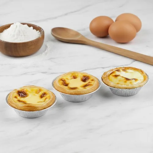 Miniatura 5 de 5 Inch Aluminum Pot Pie Pans (25 Pack) 7 oz Capacity, Disposable, For Tarts, Quiche & Chicken Pot Pies, Freezer Safe, Made in USA
